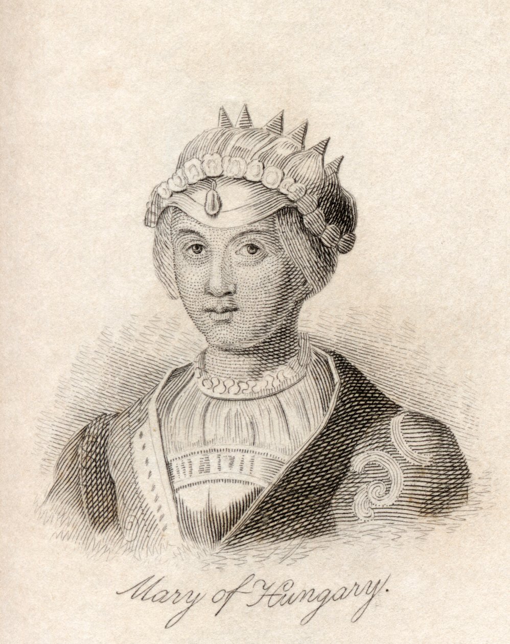 Maria van Habsburg, uit 
