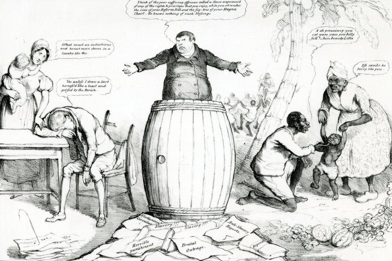 McLeans maandblad met karikaturen, of de spiegel, gepubliceerd door Thomas McLean, prent door Robert Seymour, 1832 door English School