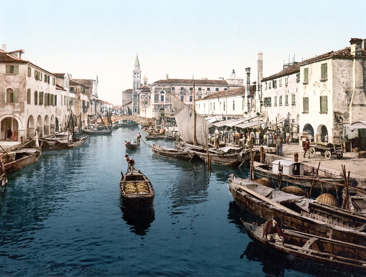 Vismarkt, Chioggia door English School