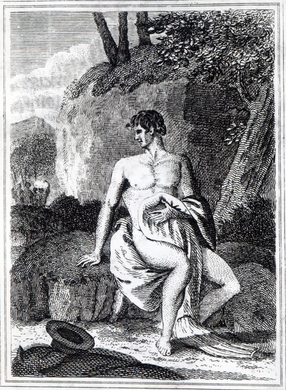Mungo Park in Afrika, een illustratie uit 