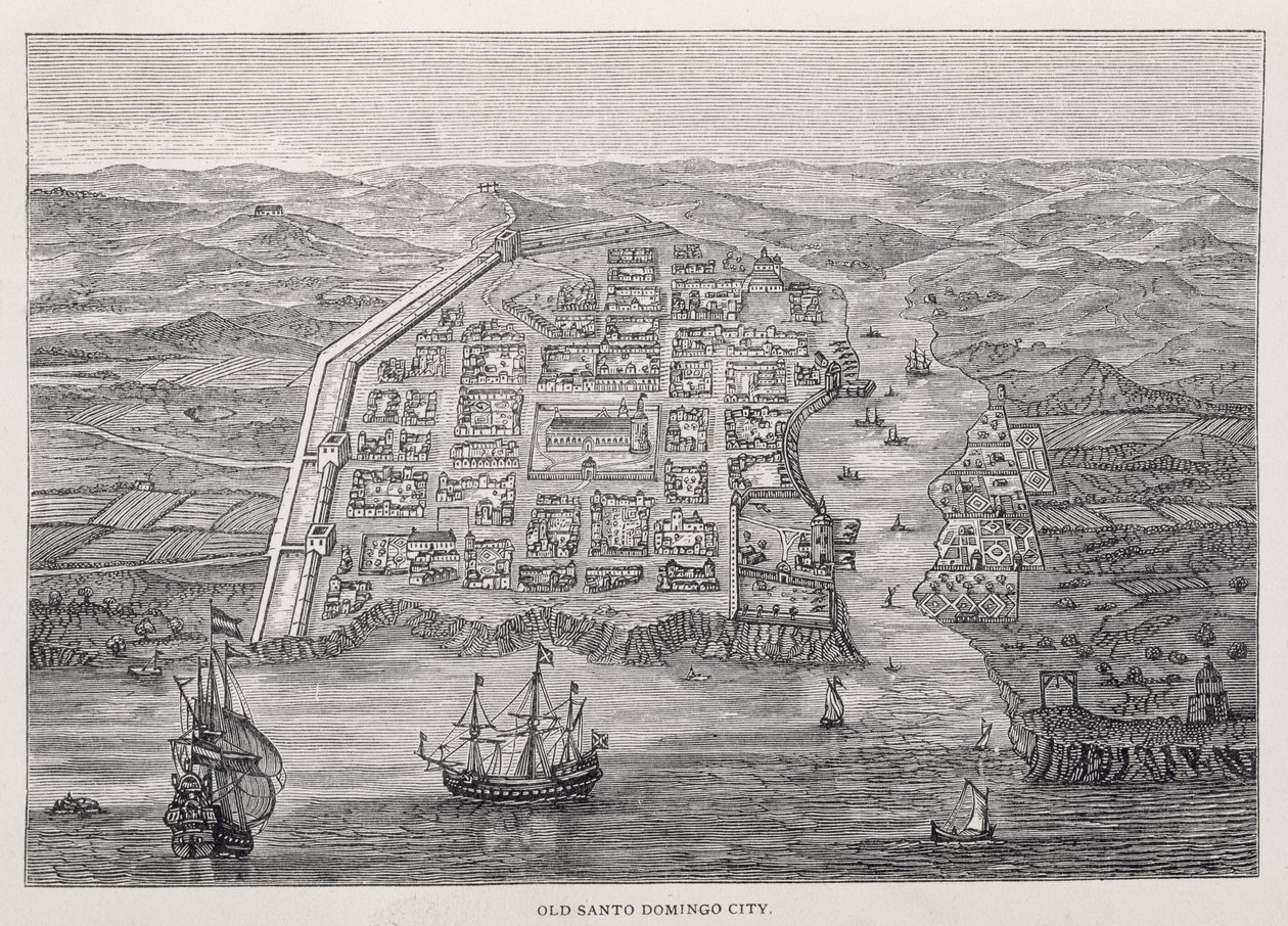 Oude Stad Santo Domingo ten tijde van Drake