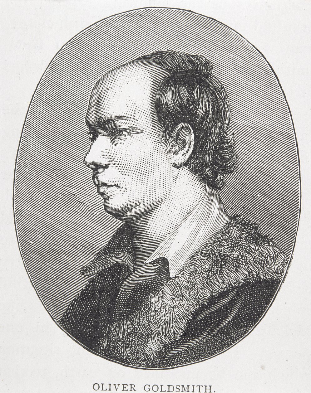 Oliver Goldsmith (1730-74) door English School