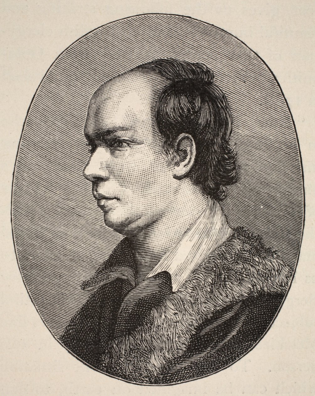 Oliver Goldsmith, illustratie uit De Kerk van Engeland: Een Geschiedenis voor het Volk door H.D.M. Spence-Jones door English School