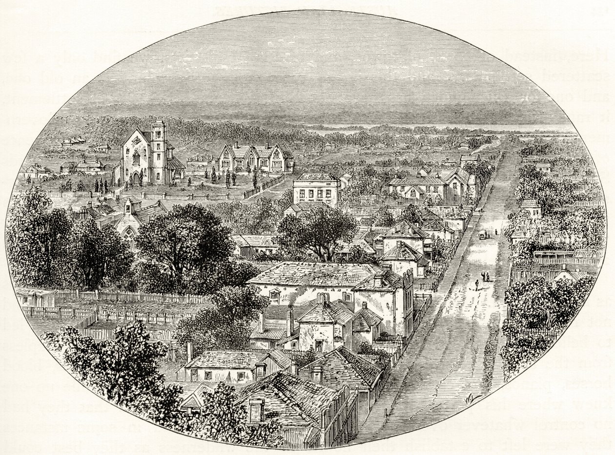 Perth, West-Australië, c.1880, uit 