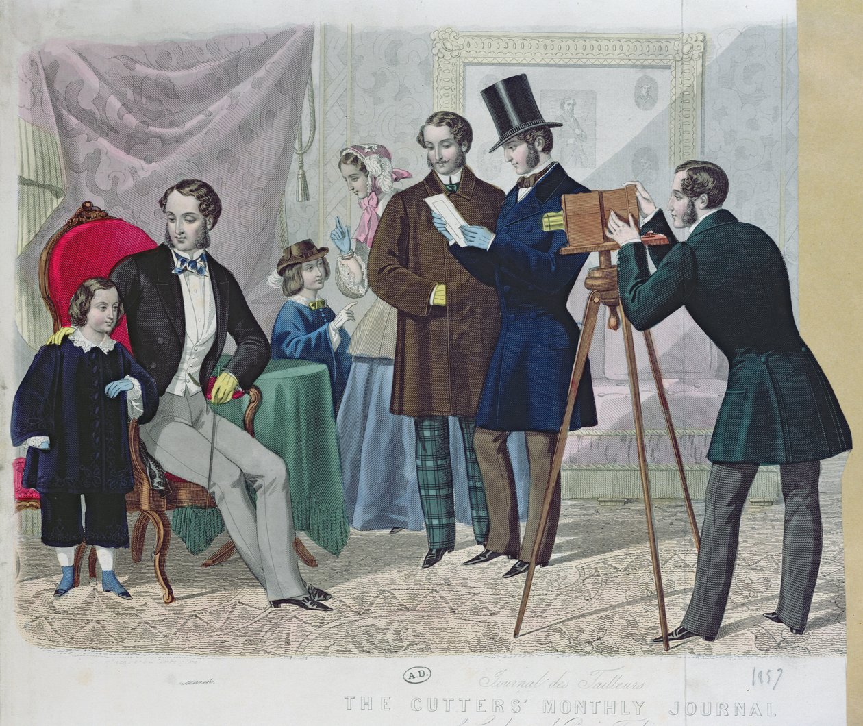 Fotosessie, 1857 door English School