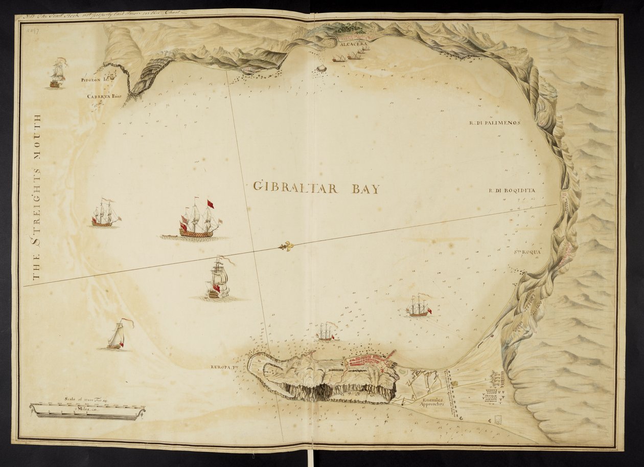Plan van Gibraltar, Vijf plannen van de Baai en Vesting van Gibraltar door English School