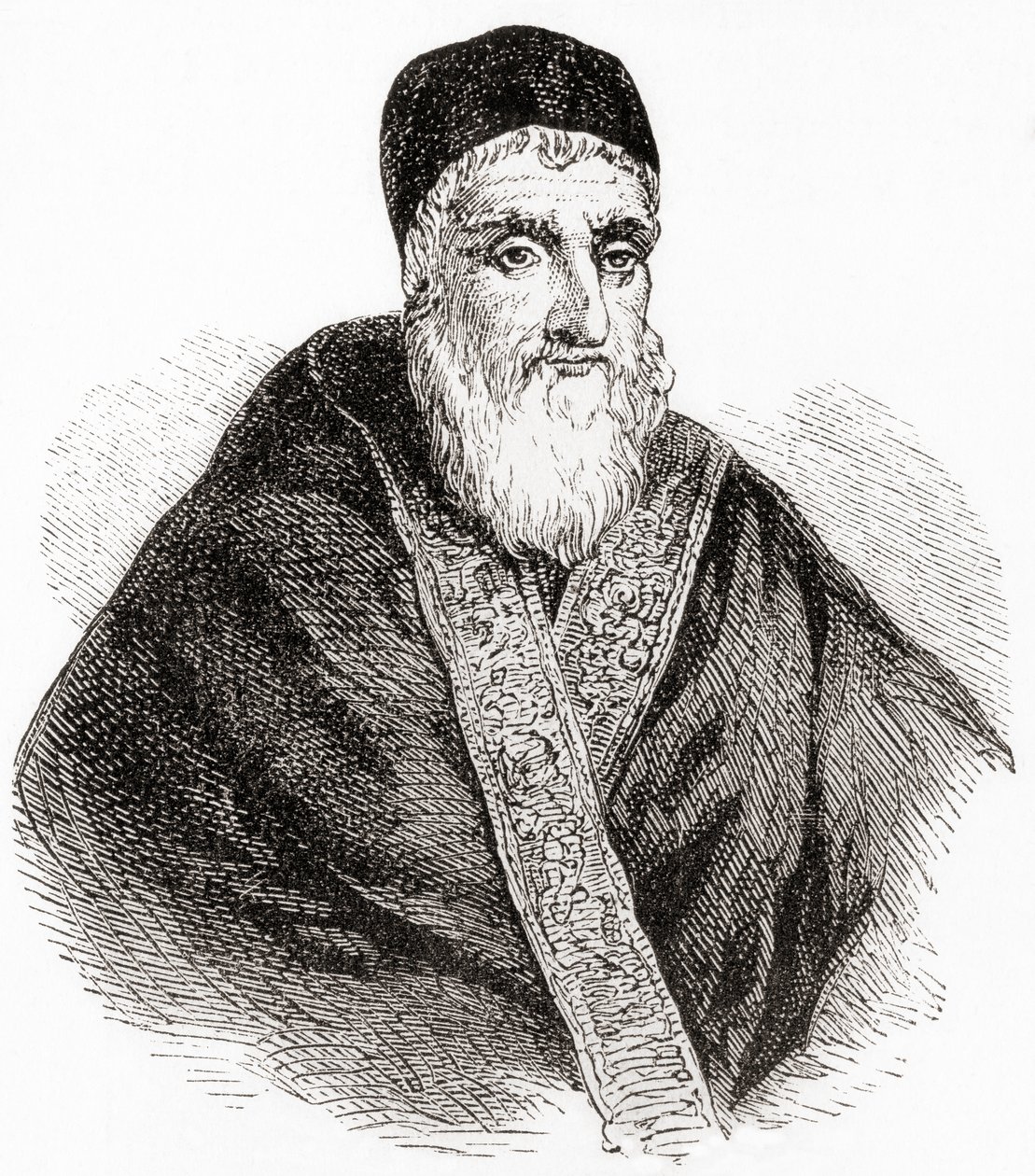 Paus Sixtus V of Xystus V, geboren Felice Peretti di Montalto, uit Ward en Lock