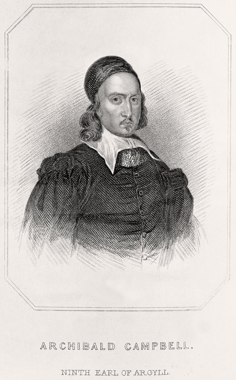 Portret van Archibald Campbell, 9e Graaf van Argyll door English School