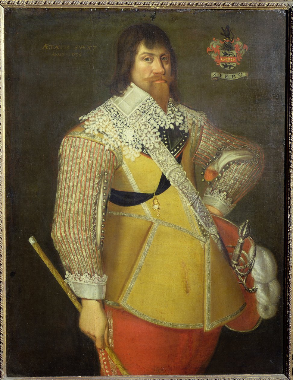 Portret van kapitein Daniel Goodricke door English School