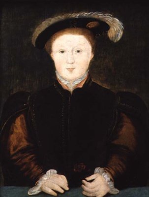 Portret van Edward VI (1537-53) door English School