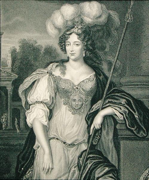 Portret van Frances Teresa Stuart (1647-1702) Hertogin van Richmond en Lennox, uit 