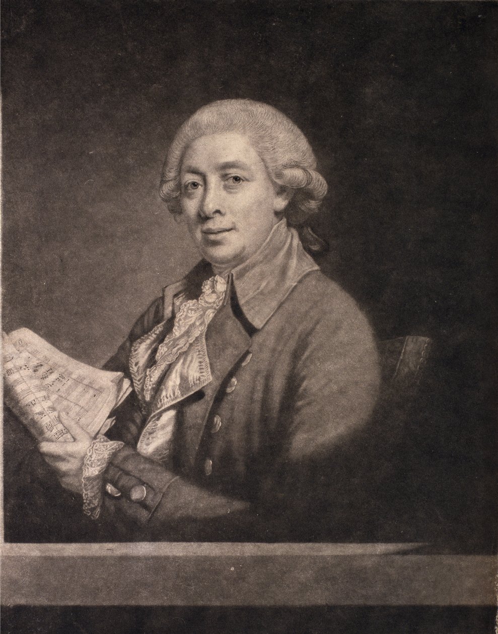 Portret van Giusto Ferdinando Tenducci (1736-1800) 1782 door English School