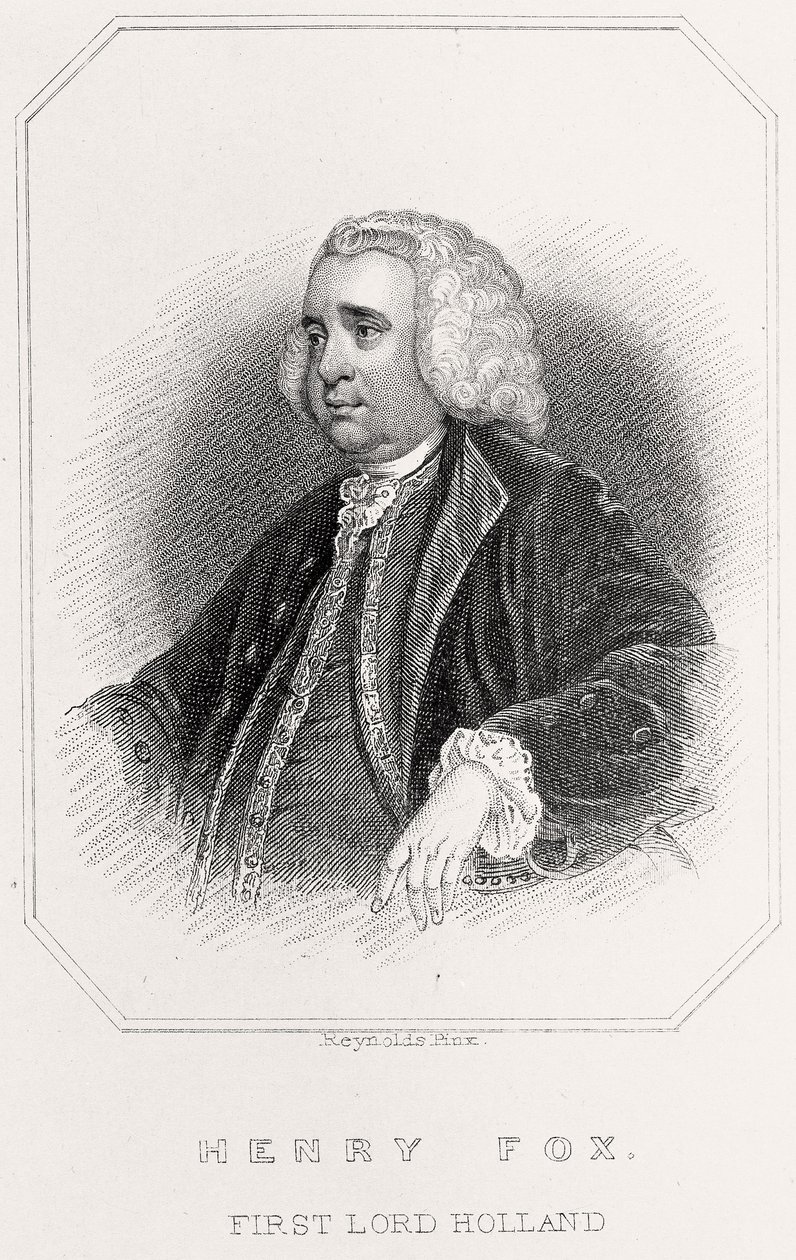 Portret van Henry Fox, 1e Lord Holland door English School