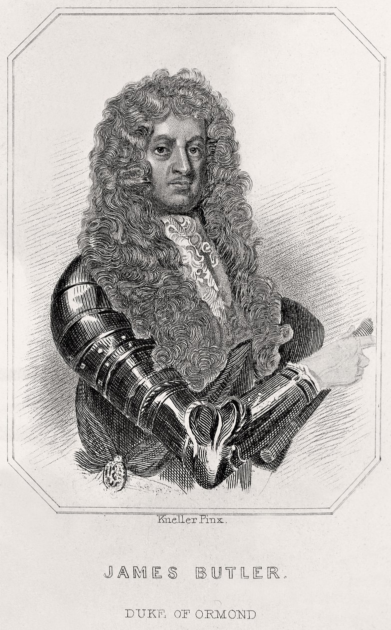 Portret van James Butler, tweede Hertog van Ormond, 1835 door English School