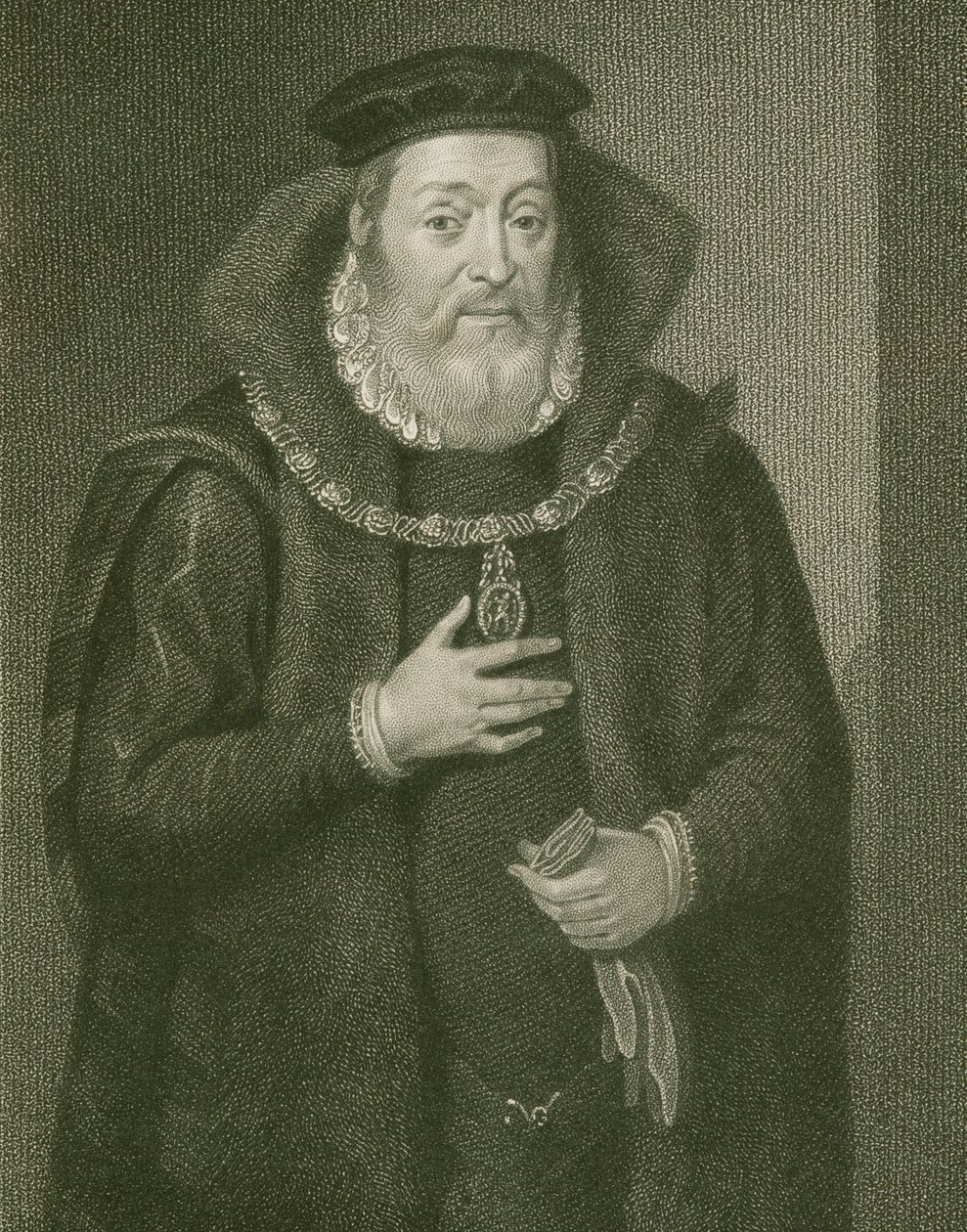Portret van James Hamilton (1517-1575) 2e graaf van Arran, uit 