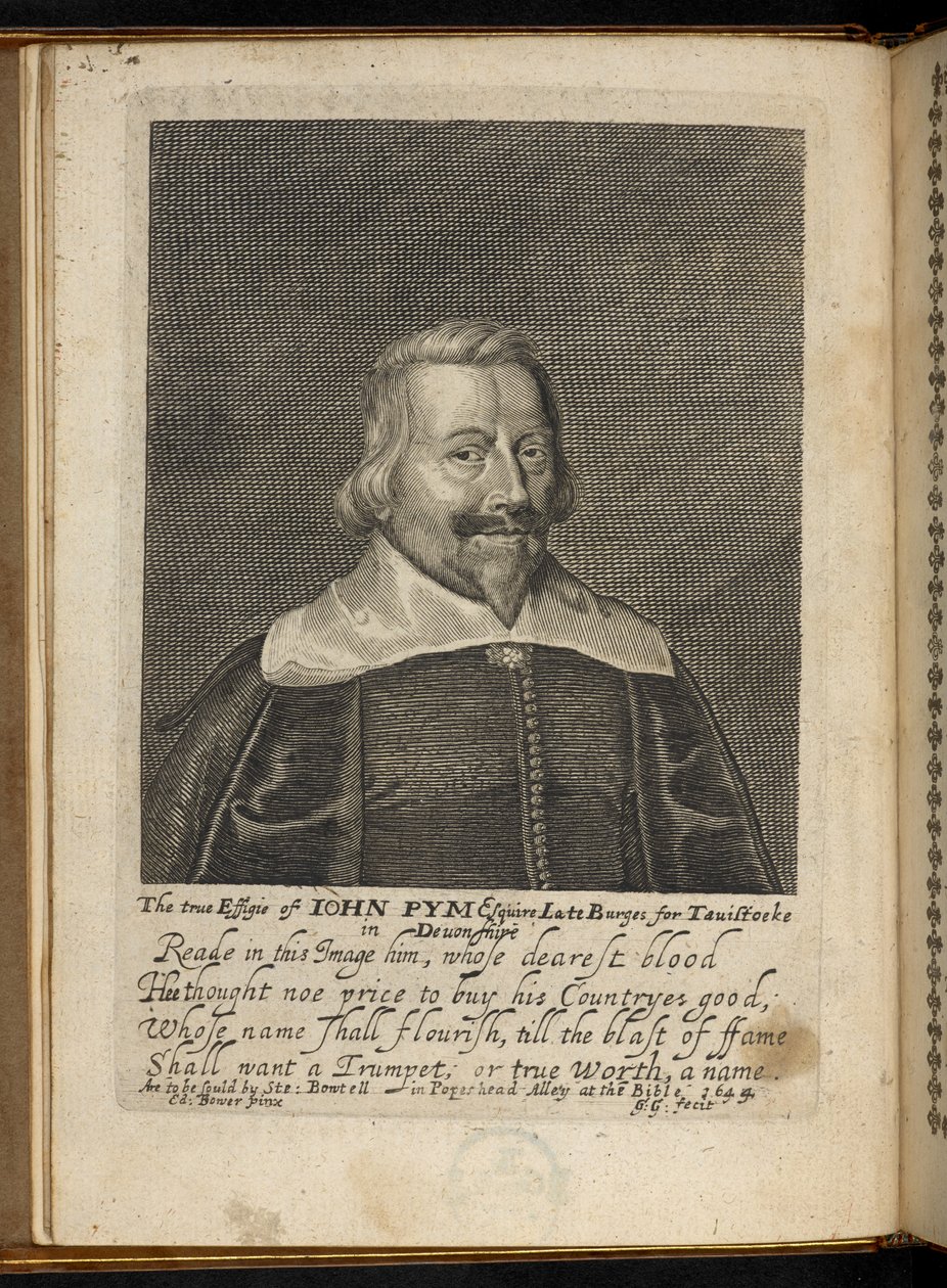Portret van John Pym, uit 