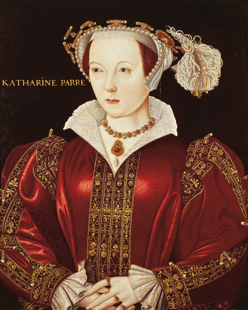 Portret van Katherine Parr, ca. 1545 door English School
