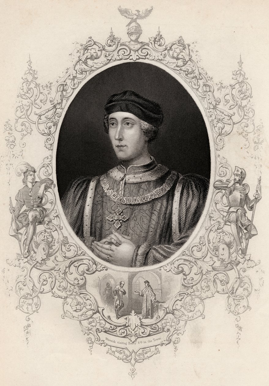 Portret van koning Hendrik VI door English School