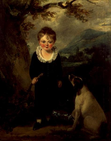 Portret van Lord Godolphin als kind, ca. 1810 door English School