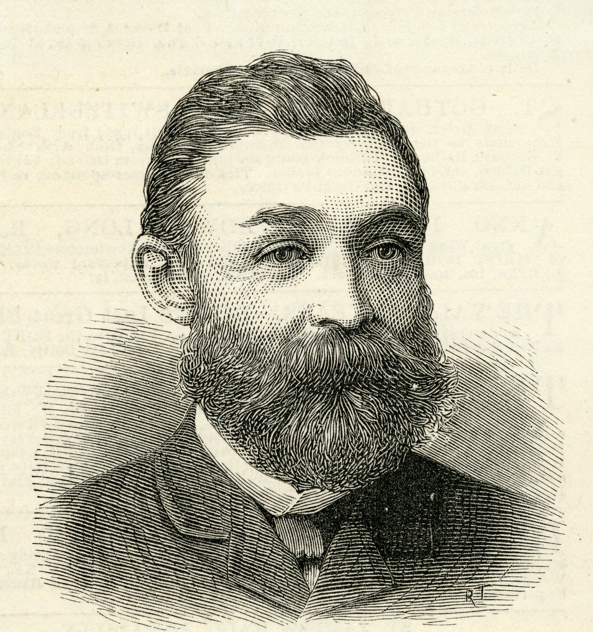 Portret van Mr. R. Urwin, secretaris van de Tyne Improvement Commissioners, 1884 door English School