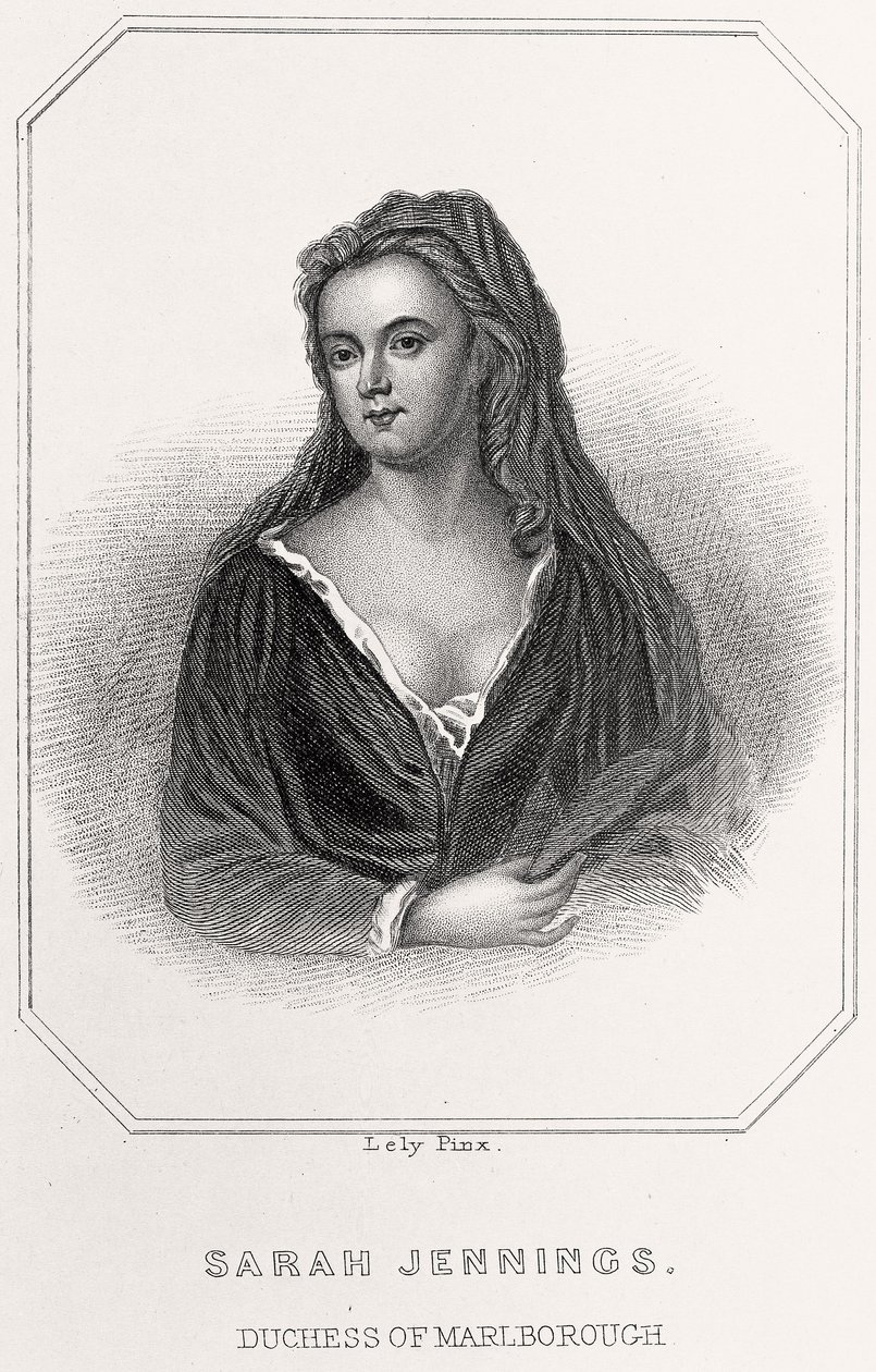 Portret van Sarah Jennings, Hertogin van Marlborough door English School