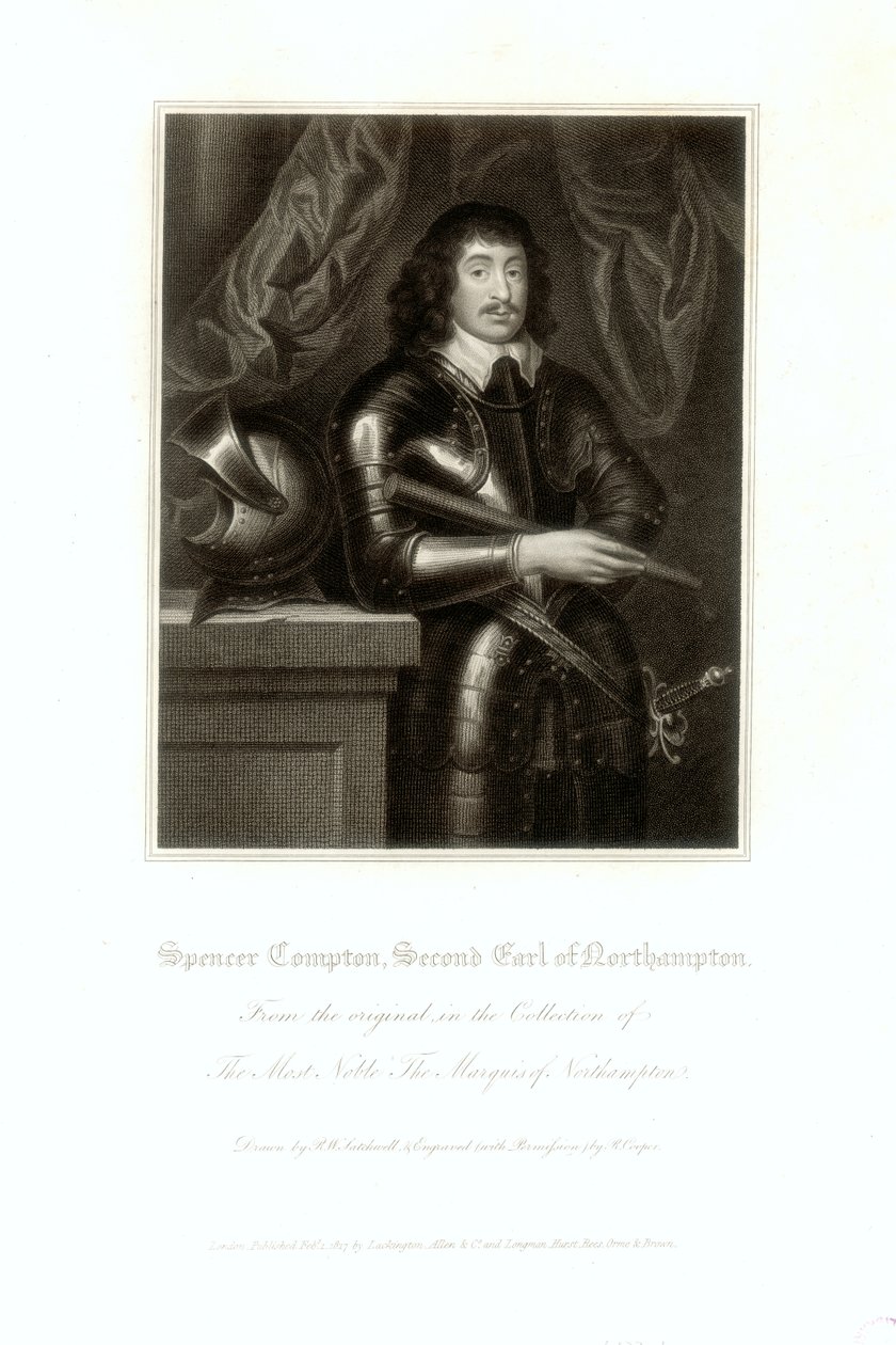 Portret van Spencer Compton, 2e Graaf van Northampton door English School