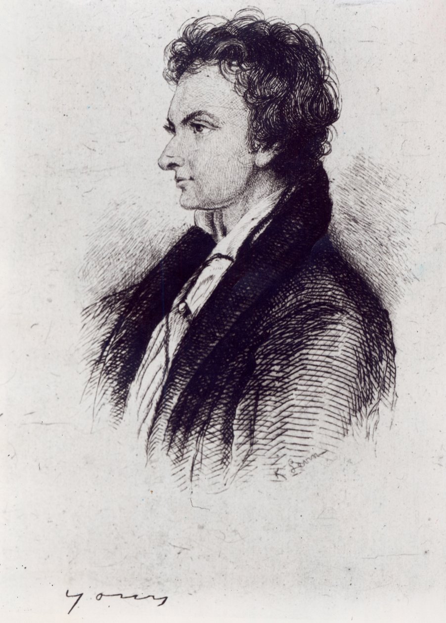 Portret van William Hazlitt door English School