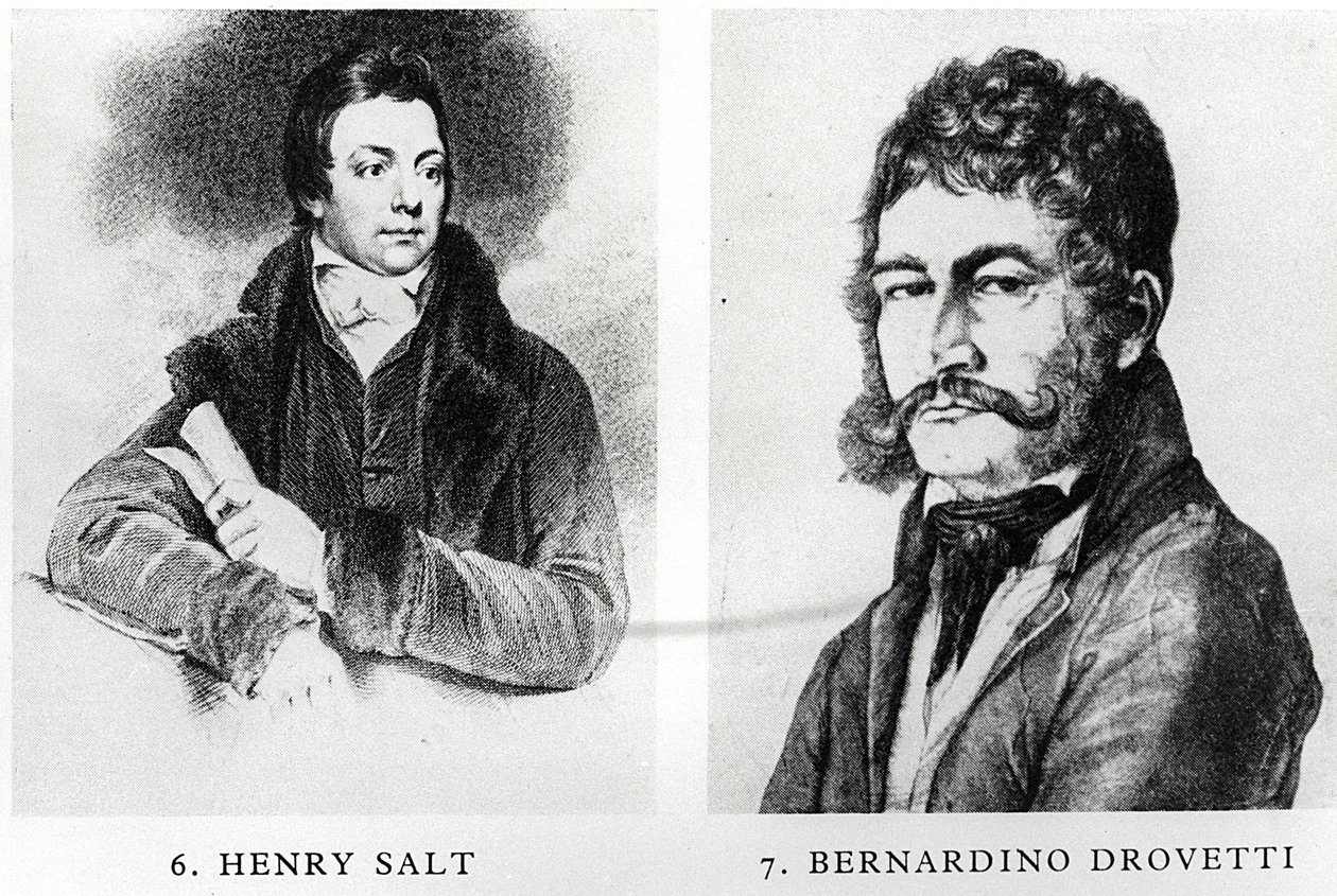 Portretten van Henry Salt (1780-1827) en Bernardino Drovetti (1776-1852) door English School