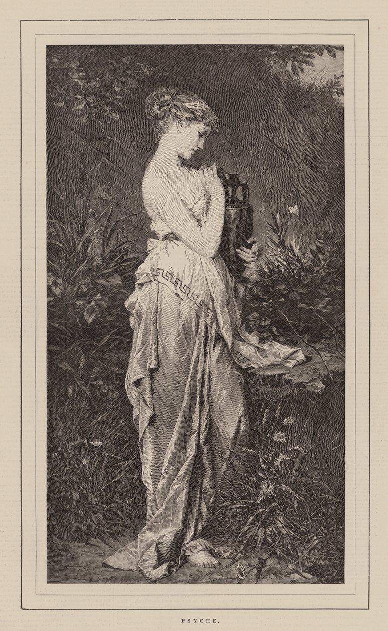 Psyche (gravure) door English School