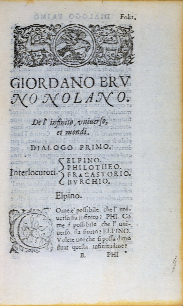 Eerste pagina van De l