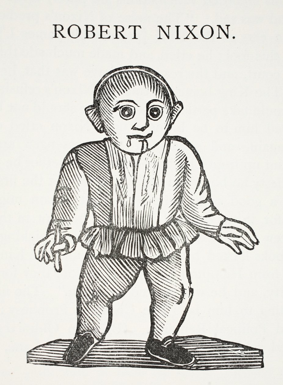 Robert Nixon, illustratie uit Chap-books van de Achttiende Eeuw door John Ashton, uitgegeven 1882 door English School