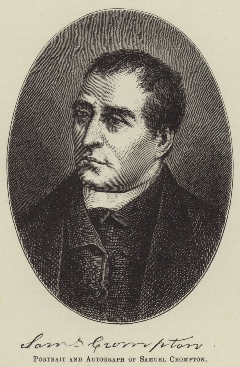 Samuel Crompton (gravure) door English School
