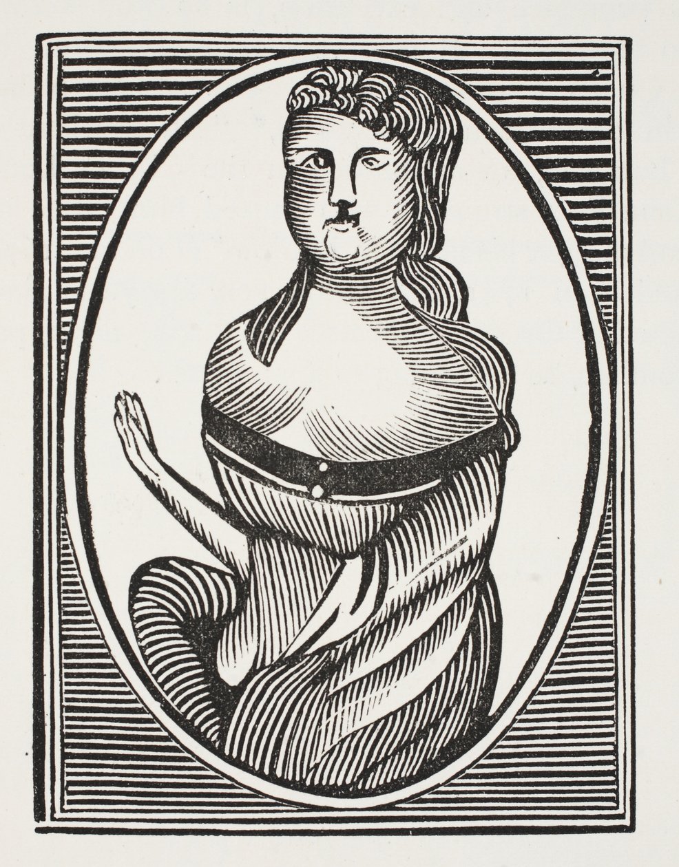 Sarah Millwood, illustratie uit Chap-books van de achttiende eeuw door John Ashton, uitgegeven 1882 door English School