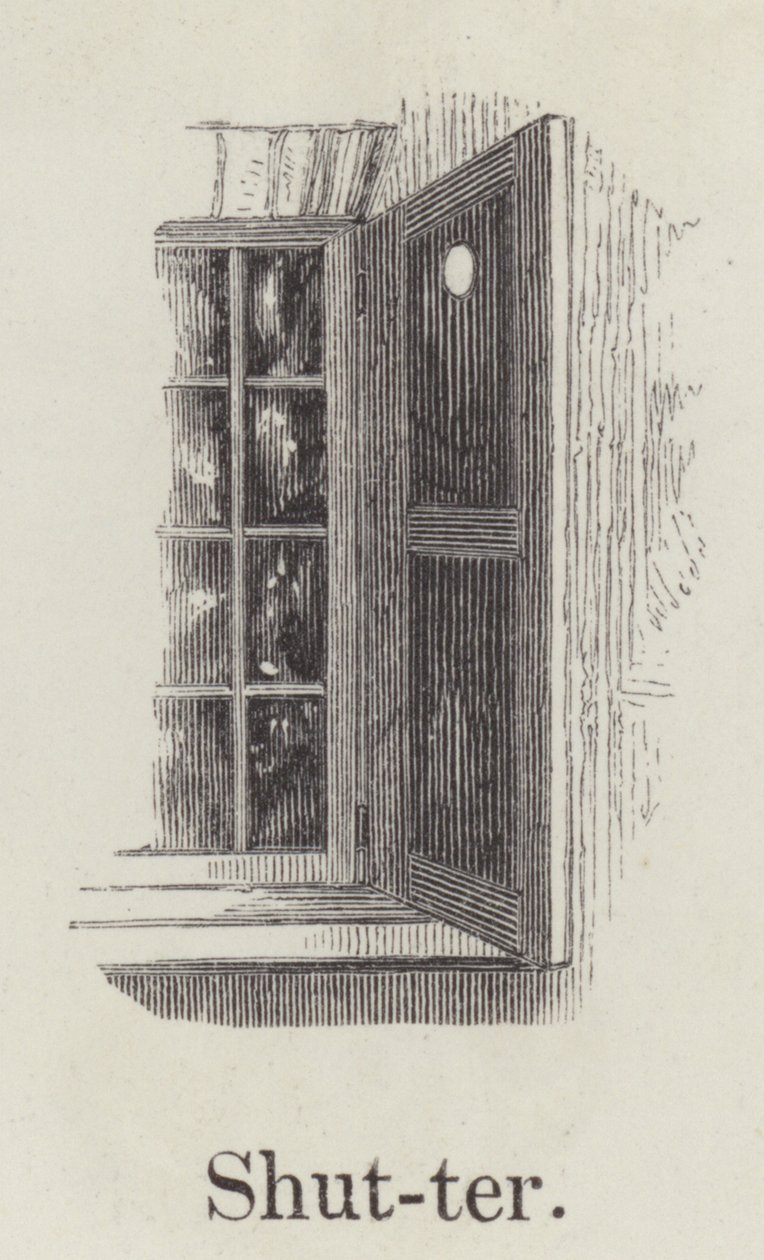 Sluiter (gravure) door English School