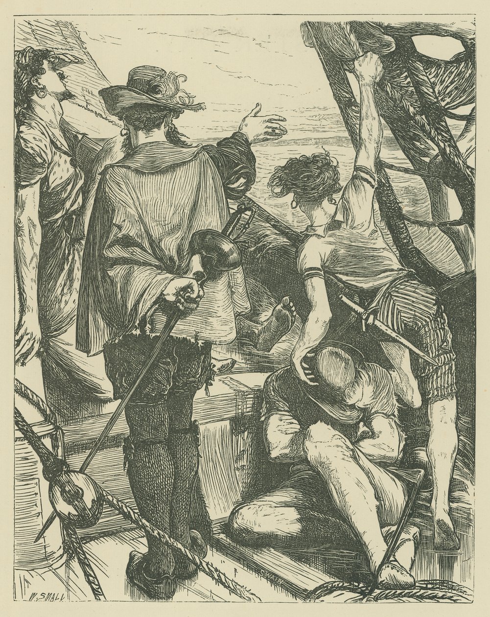 Sir Francis Drake (engraving) door English School