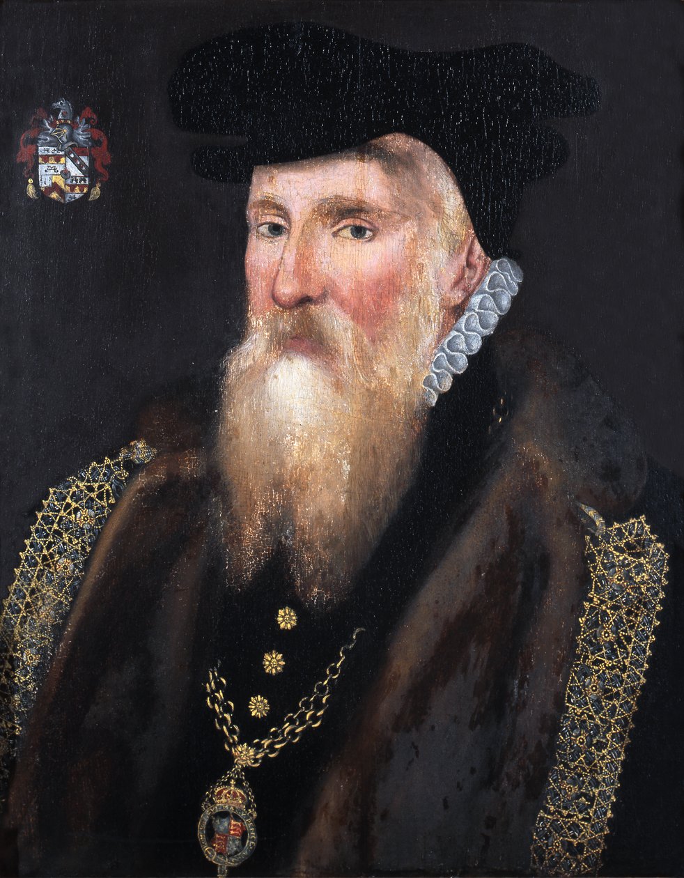Sir Gilbert Dethick, Wapenkoning van de Kousenband door English School