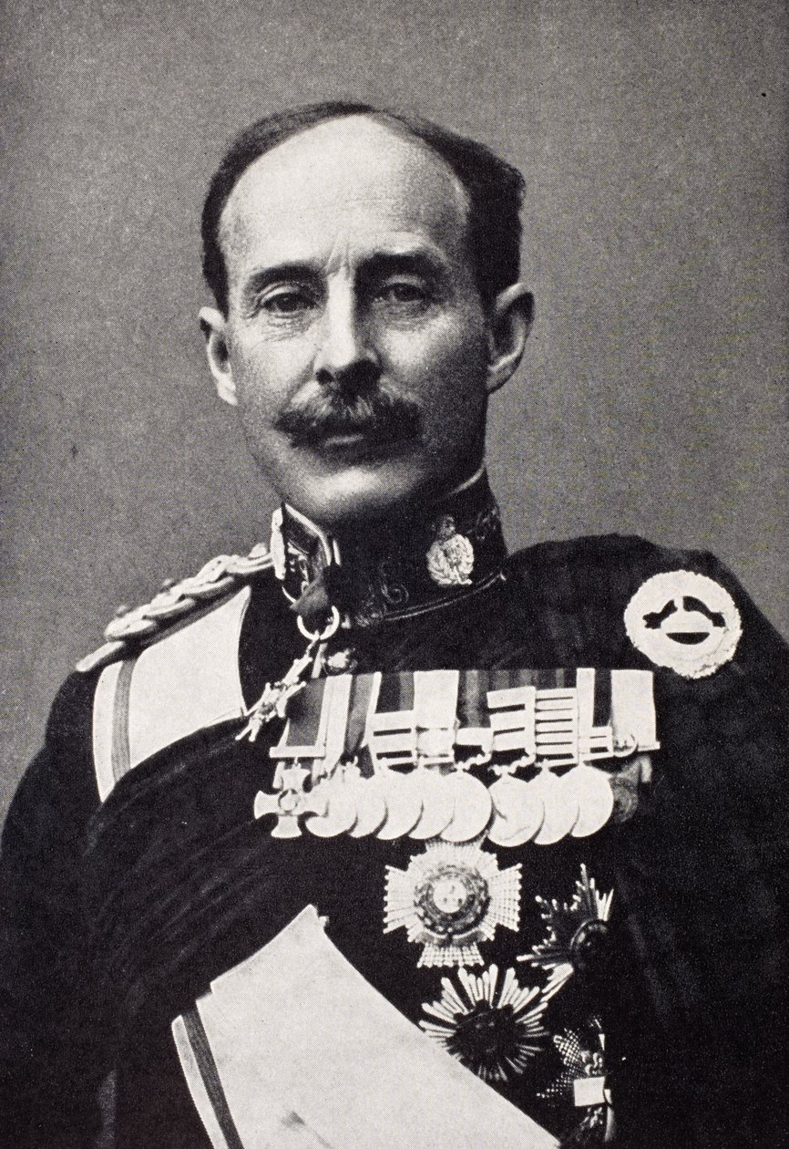 Sir Ian Standish Monteith Hamilton toen een Kolonel, uit 