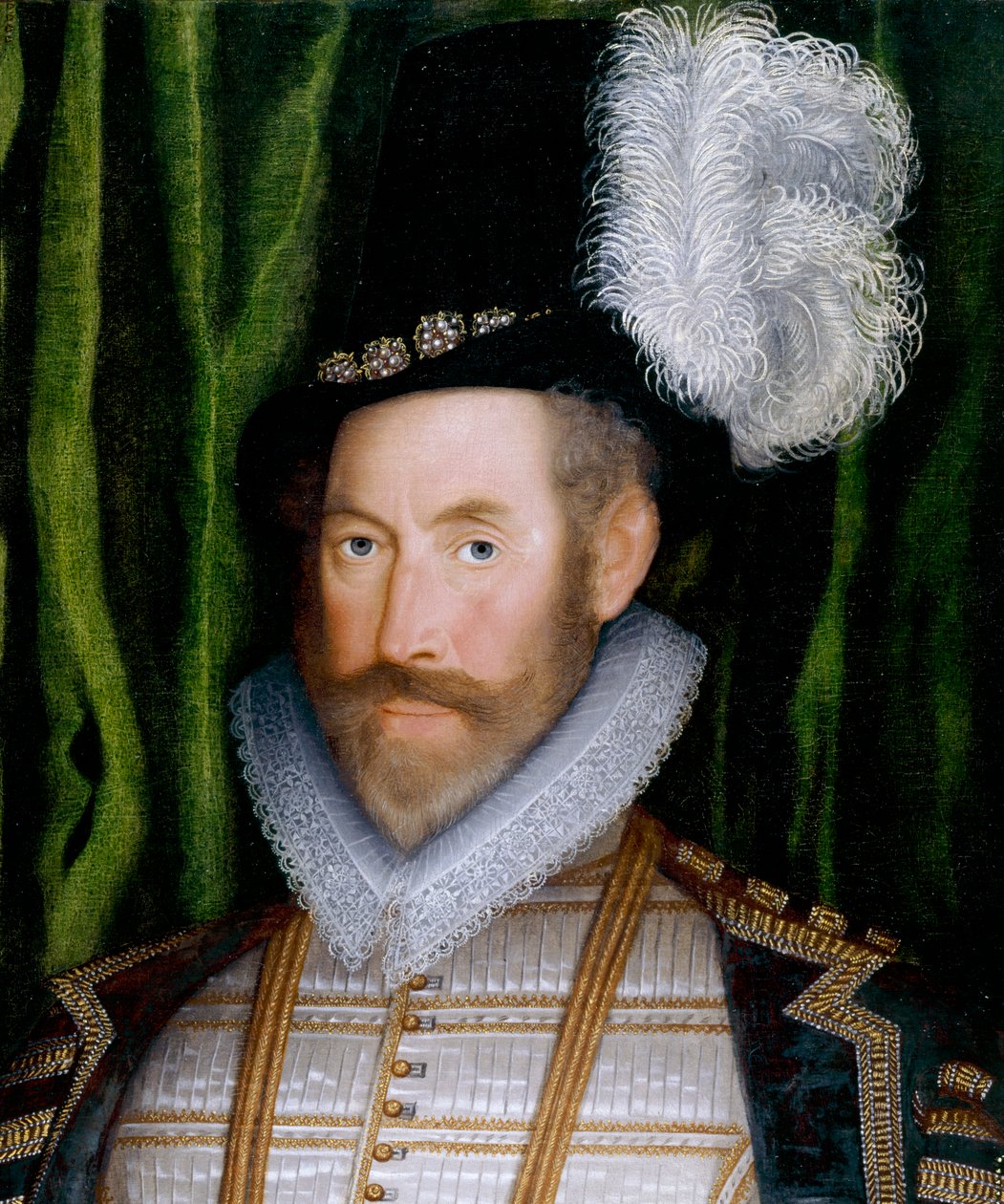 Sir Jerome Bowes (detail) door English School