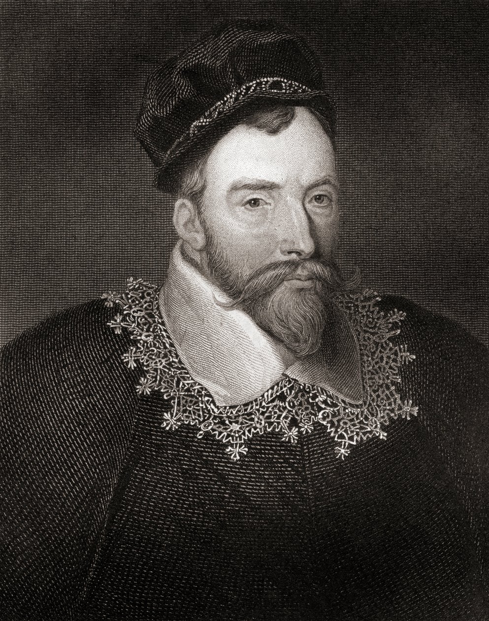 Sir John Maitland, uit Lodges British Portraits door English School