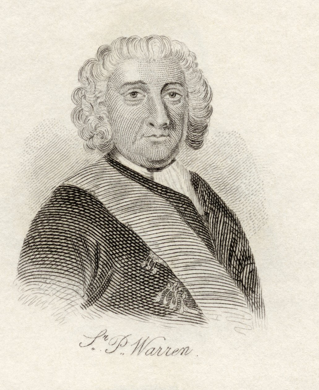 Sir Peter Warren, uit 