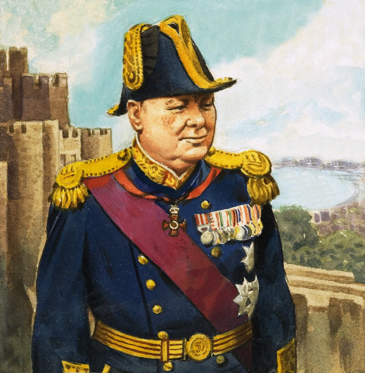 Sir Winston Churchill door English School