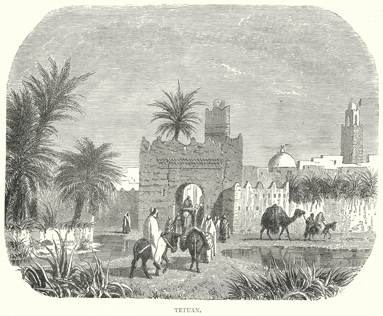 Tetuan (gravure) door English School