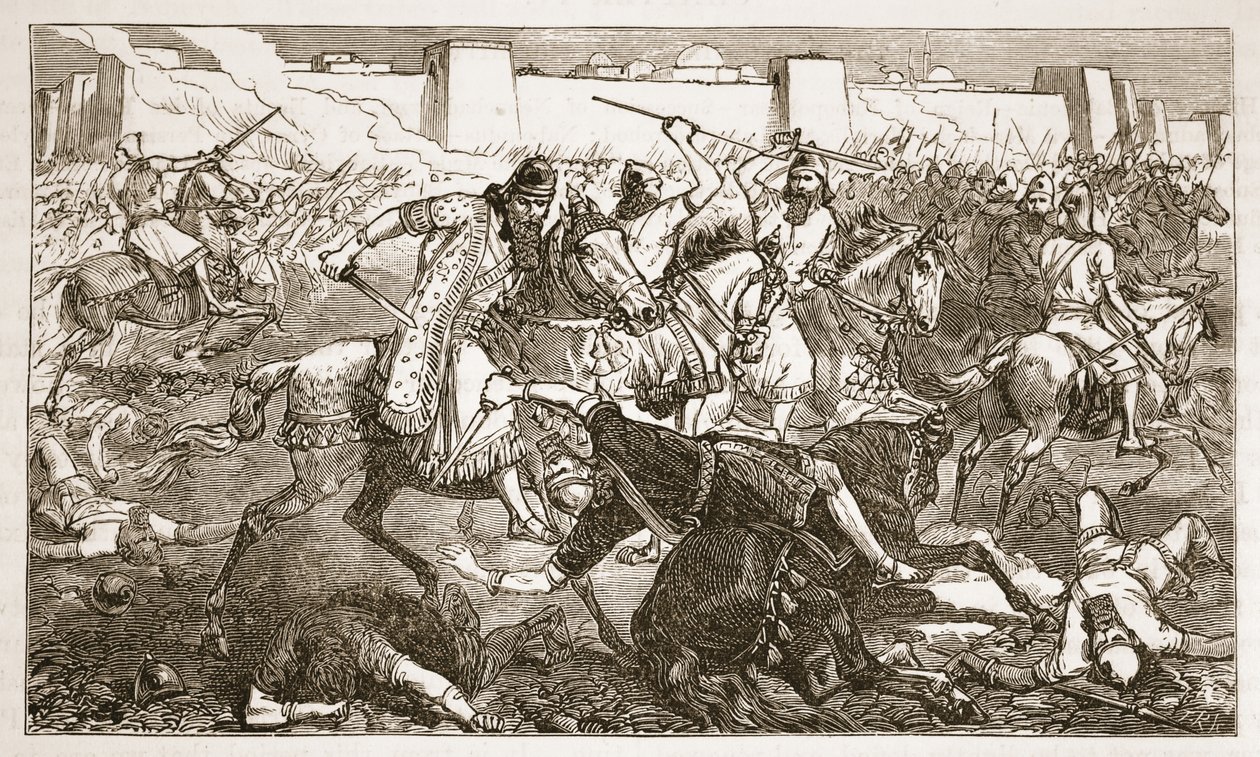 De Slag bij Carchemish door English School