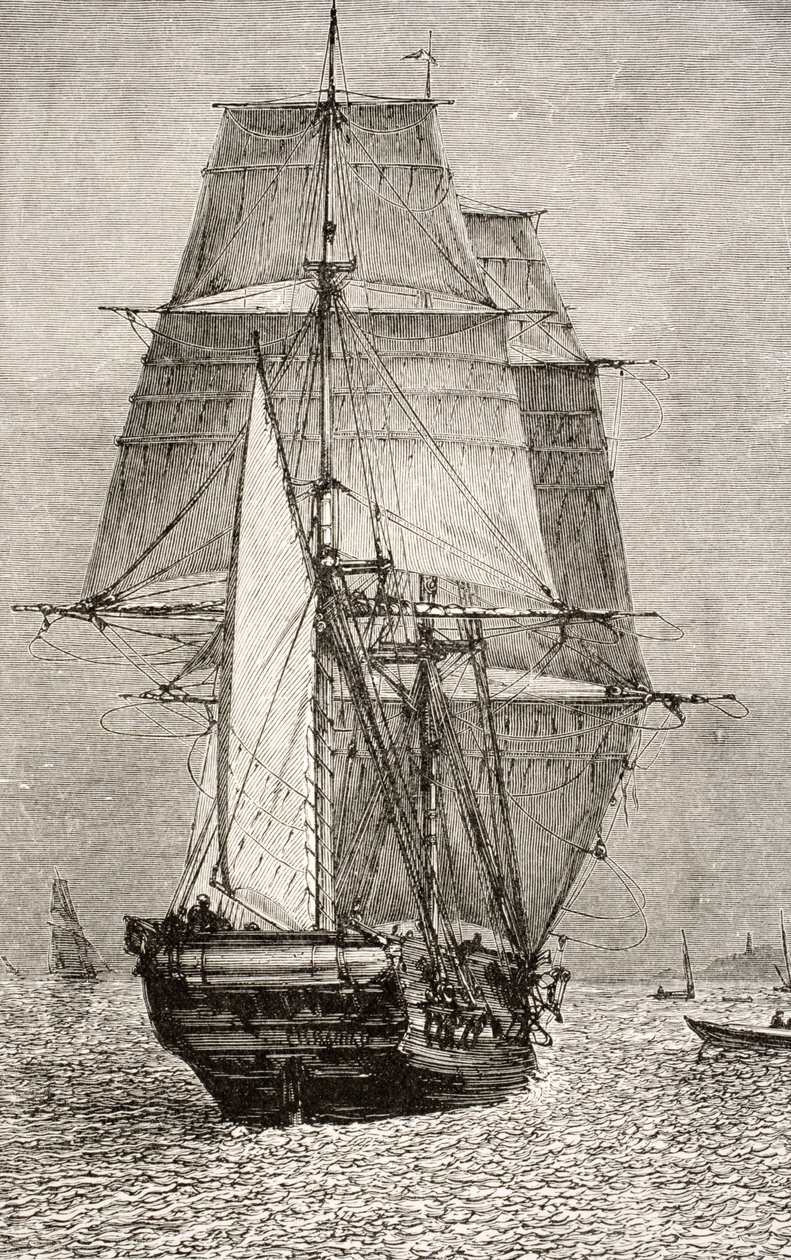 De Brig HMS Beagle, uit 