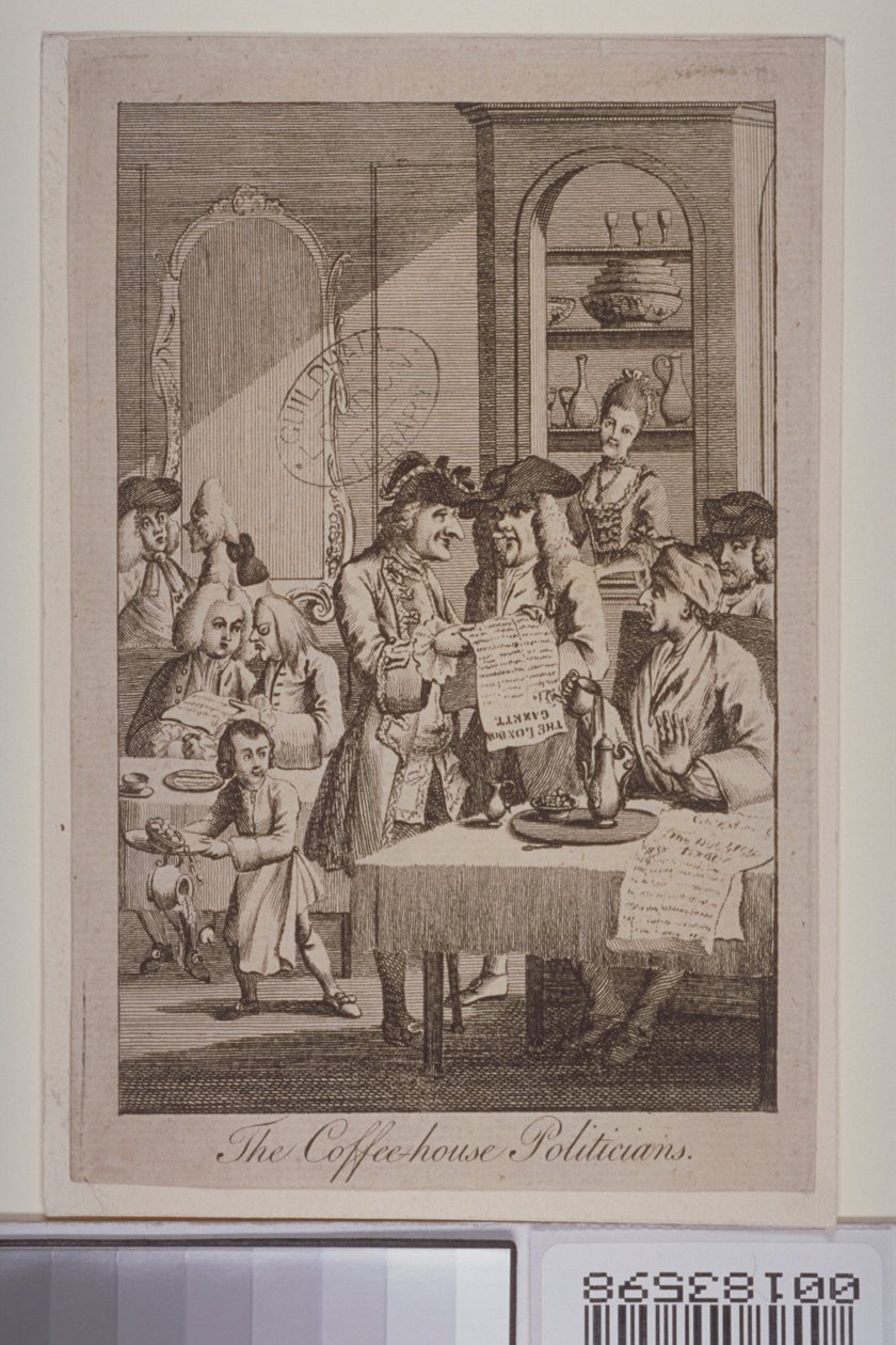 De koffiehuispolitici door English School
