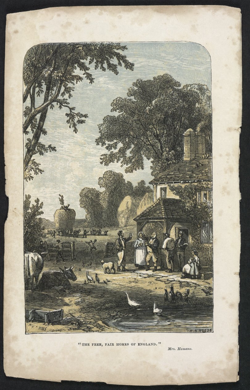 De vrije, eerlijke huizen van Engeland, illustratie uit 
