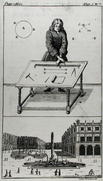 De Tuinontwerper, frontispice voor 