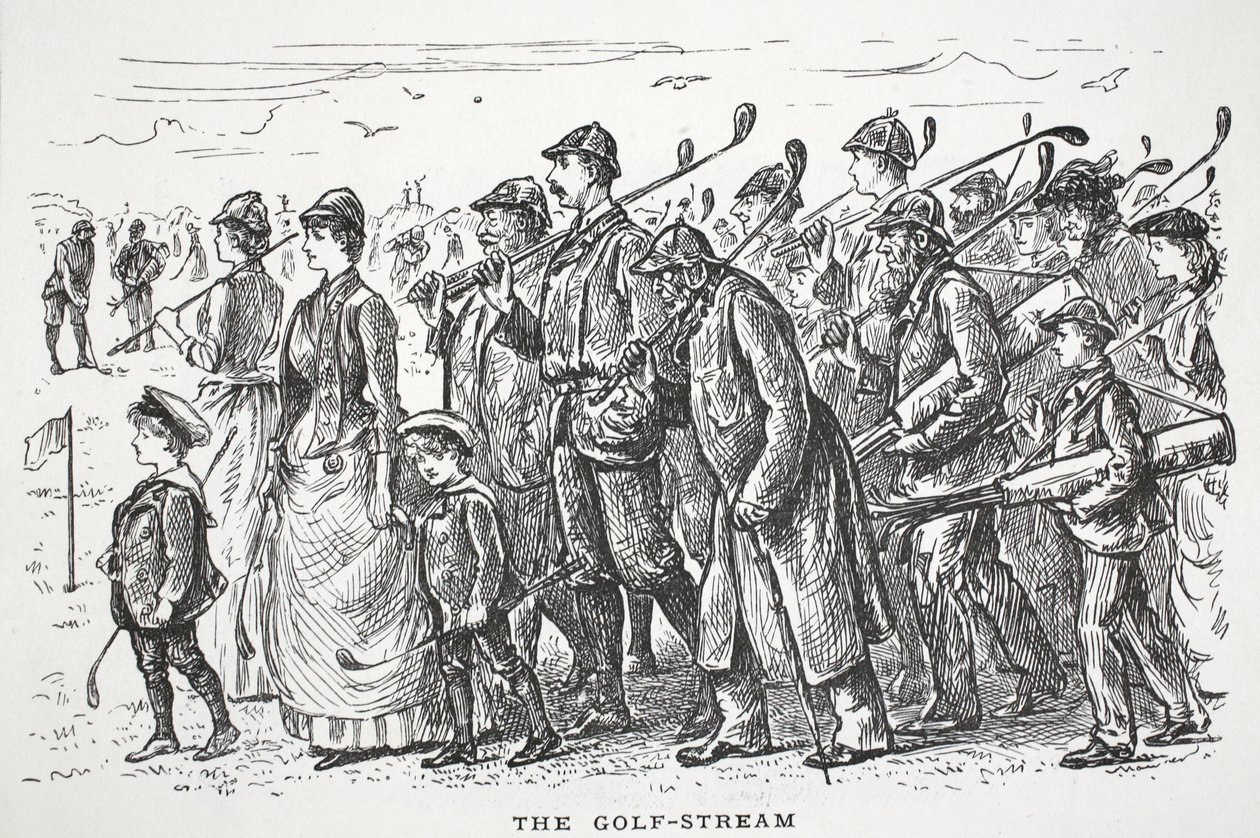 De Golfstroom, illustratie uit Punch door English School
