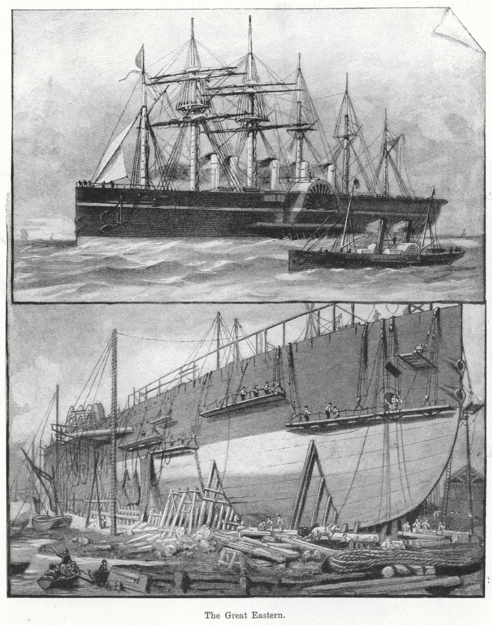 De Grote Oosterse (gravure) door English School