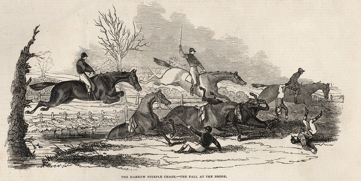 De Harrow Steeple Chase: De val bij de beek, uit 